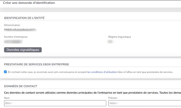 Screenshot: Service Provider ebox terms and condition